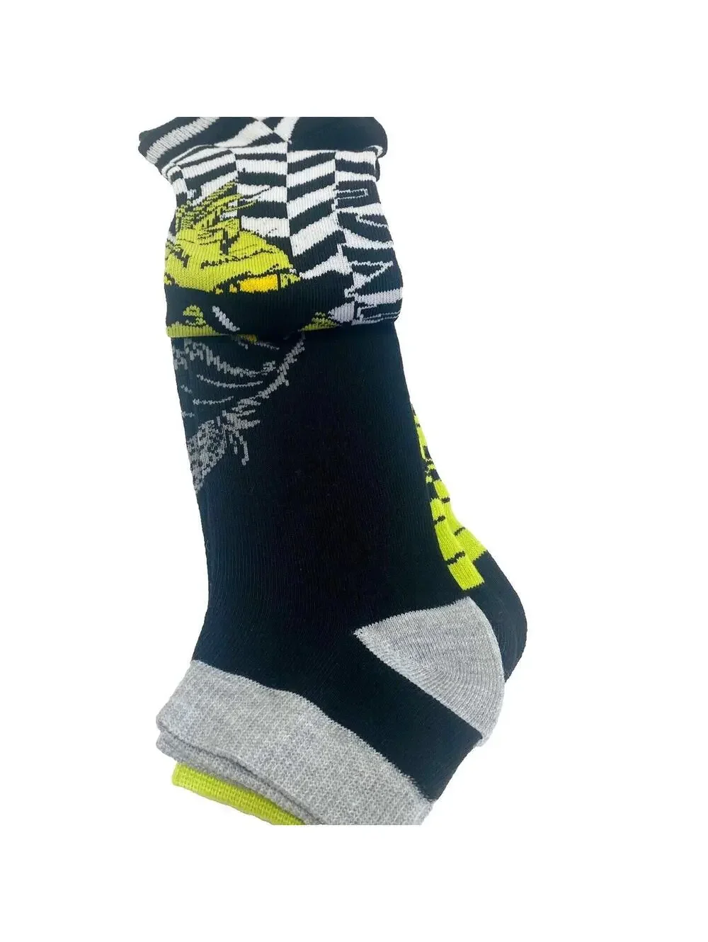 Dr. Seuss The Grinch Christmas Socks 3-Pack Unisex Festive Ankle Holiday Gift Ne